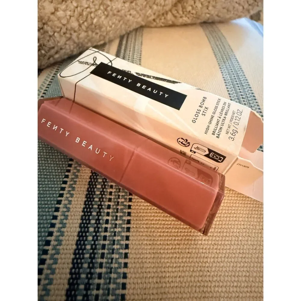 NIB Fenty Beauty Gloss Bomb Stix High Shine Gloss Stick in Is It Fu$$y 04